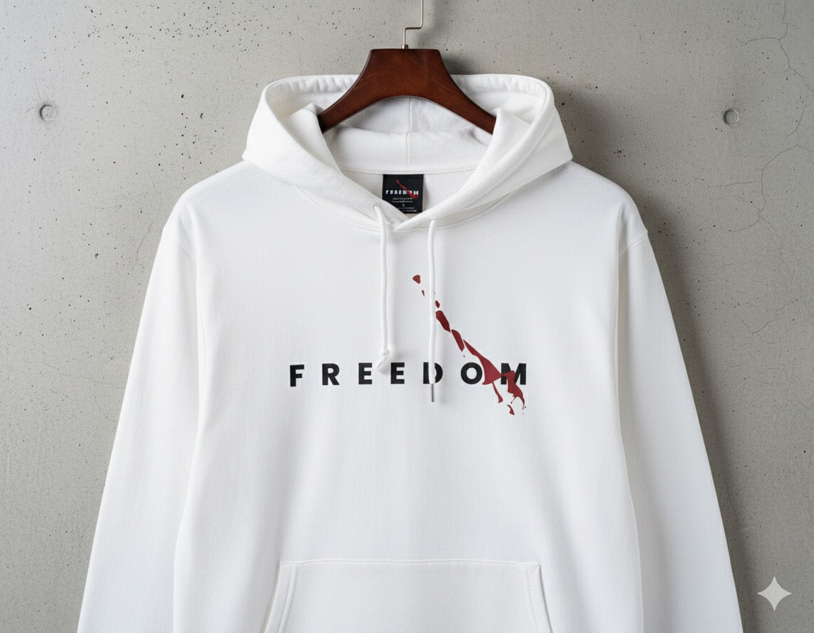“FREEDOM” Memorial Heavyweight Hoodie — Honoring the Legacy of Charlie Kirk