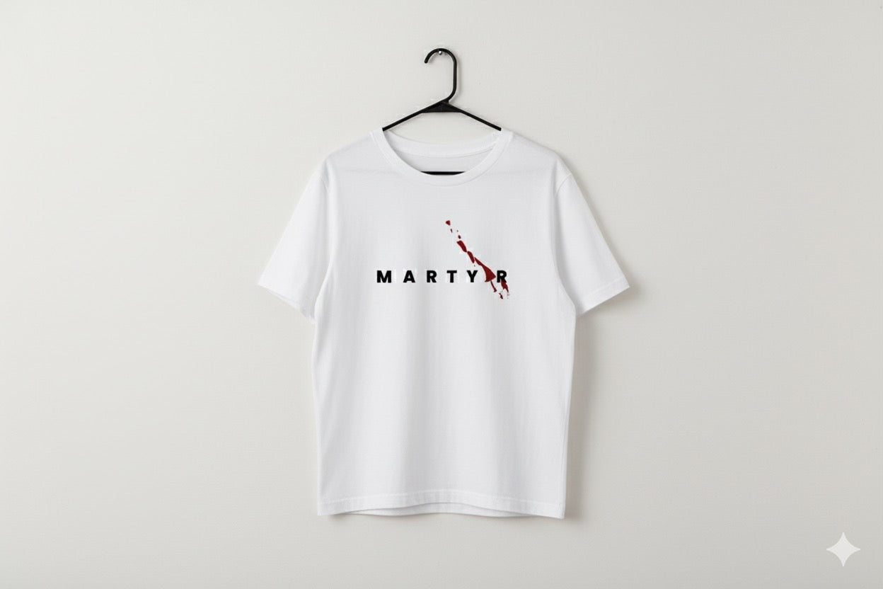 “MARTYR” Memorial Box Tee — Honoring the Legacy of Charlie Kirk