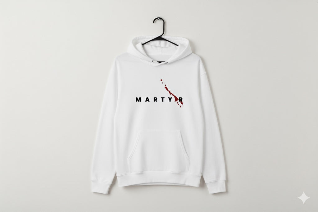 “MARTYR” Memorial Heavyweight Hoodie — Honoring the Legacy of Charlie Kirk